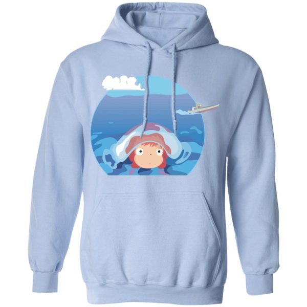 Ponyo 2 - Ponyo in her first trip Hoodie-Apparel, Hoodie, ponyo, Ponyo 2