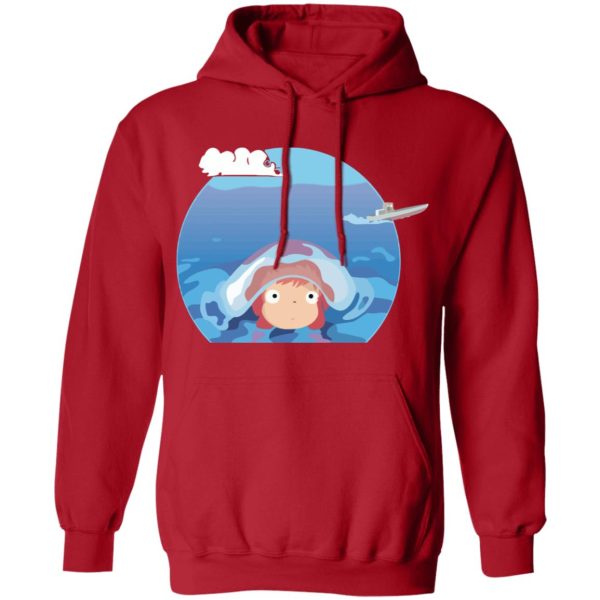 Ponyo 2 - Ponyo in her first trip Hoodie-Apparel, Hoodie, ponyo, Ponyo 2