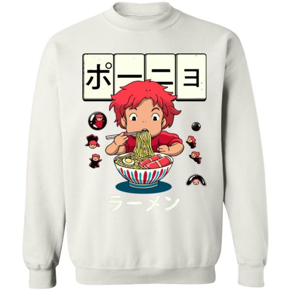 Ponyo Voice Actors - Ponyo very first Ramen Sweatshirt-Apparel, ponyo, Ponyo Voice Actors, Sweatshirt