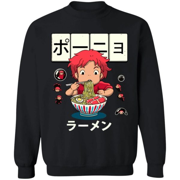 Ponyo Voice Actors - Ponyo very first Ramen Sweatshirt-Apparel, ponyo, Ponyo Voice Actors, Sweatshirt