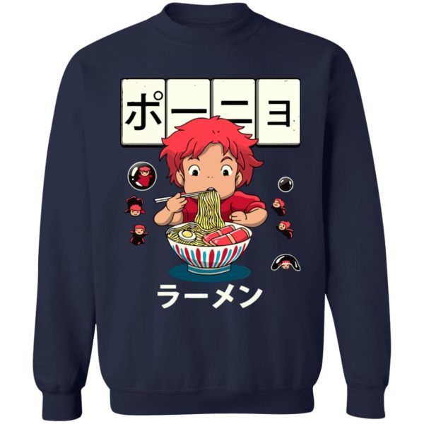 Ponyo Voice Actors - Ponyo very first Ramen Sweatshirt-Apparel, ponyo, Ponyo Voice Actors, Sweatshirt