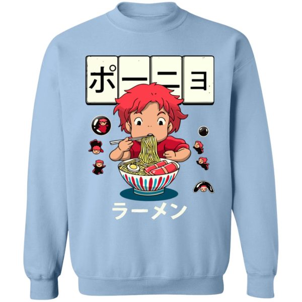 Ponyo Voice Actors - Ponyo very first Ramen Sweatshirt-Apparel, ponyo, Ponyo Voice Actors, Sweatshirt