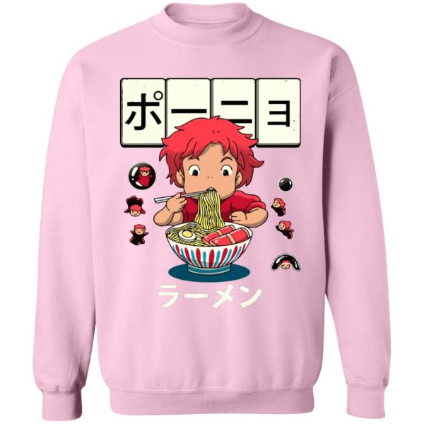 Ponyo Voice Actors - Ponyo very first Ramen Sweatshirt-Apparel, ponyo, Ponyo Voice Actors, Sweatshirt