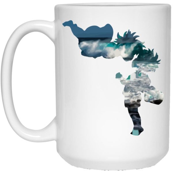 Koichi Ponyo - Ponyo and Sasuke Cutout Classic Mug-Accessories, House Decor, Koichi Ponyo, Mug, ponyo