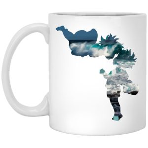 Koichi Ponyo - Ponyo and Sasuke Cutout Classic Mug-Accessories, House Decor, Koichi Ponyo, Mug, ponyo