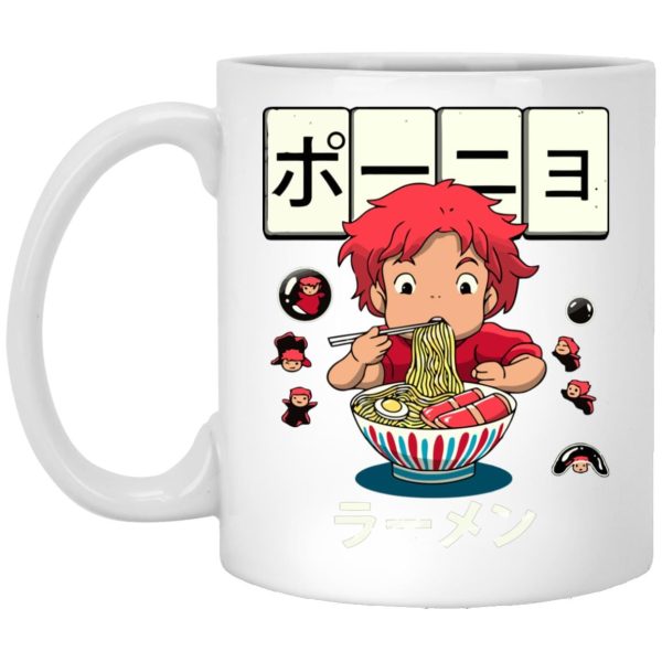 Ponyo Movie - Ponyo very first Ramen Mug-Accessories, House Decor, Mug, ponyo, Ponyo Movie