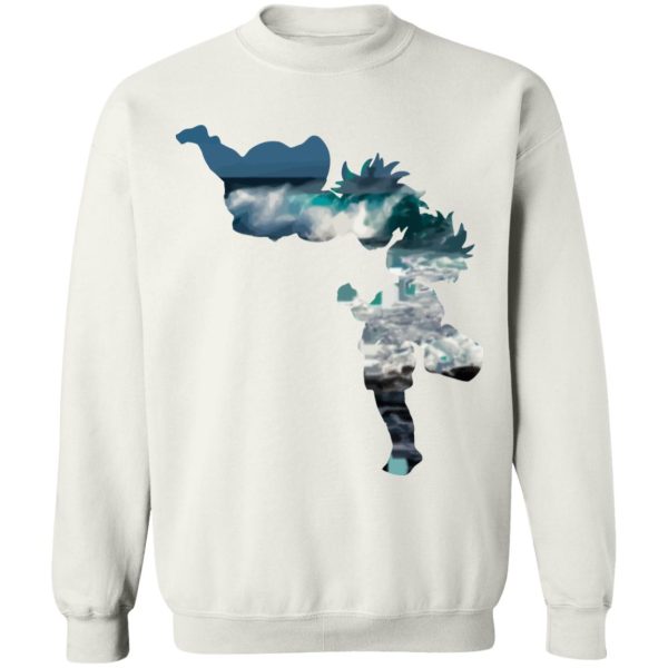 Lisa Ponyo - Ponyo and Sasuke Cutout Classic Sweatshirt-Apparel, Lisa Ponyo, ponyo, Sweatshirt