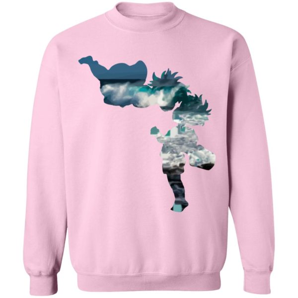 Lisa Ponyo - Ponyo and Sasuke Cutout Classic Sweatshirt-Apparel, Lisa Ponyo, ponyo, Sweatshirt