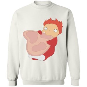 Ponyo Japanese - The Hungry Ponyo Sweatshirt-Apparel, ponyo, Ponyo Japanese, Sweatshirt