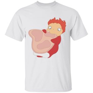 Ponyo Ghibli - The Hungry Ponyo T Shirt-Apparel, ponyo, Ponyo Ghibli, Tshirt