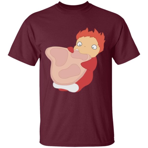 Ponyo Ghibli - The Hungry Ponyo T Shirt-Apparel, ponyo, Ponyo Ghibli, Tshirt