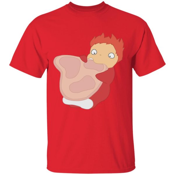 Ponyo Ghibli - The Hungry Ponyo T Shirt-Apparel, ponyo, Ponyo Ghibli, Tshirt