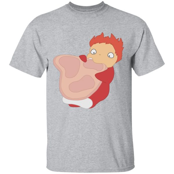 Ponyo Ghibli - The Hungry Ponyo T Shirt-Apparel, ponyo, Ponyo Ghibli, Tshirt