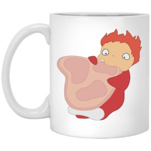 Where To Watch Ponyo - The Hungry Ponyo Mug-Accessories, House Decor, Mug, ponyo, Where To Watch Ponyo