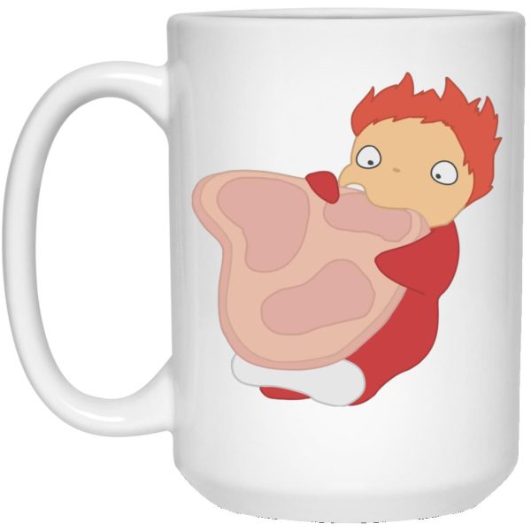 Where To Watch Ponyo - The Hungry Ponyo Mug-Accessories, House Decor, Mug, ponyo, Where To Watch Ponyo