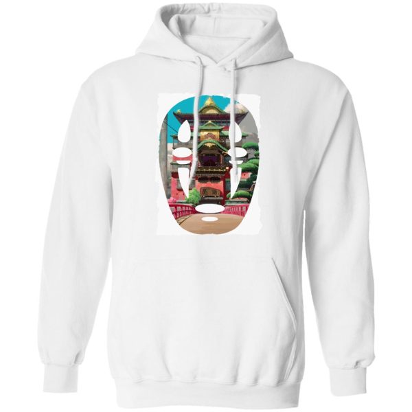 Spirited Away Movie Poster - Spirited Away –  The Bathhouse Ft. No Face Hoodie-Apparel, Hoodie, kaonashi, no face, Spirited Away, Spirited Away Movie Poster