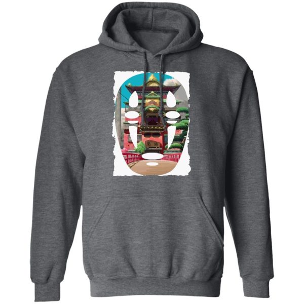 Spirited Away Movie Poster - Spirited Away –  The Bathhouse Ft. No Face Hoodie-Apparel, Hoodie, kaonashi, no face, Spirited Away, Spirited Away Movie Poster