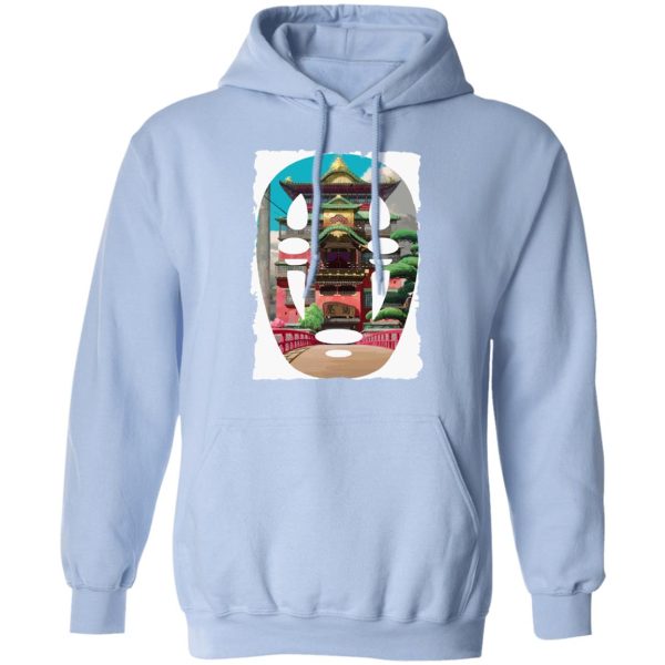 Spirited Away Movie Poster - Spirited Away –  The Bathhouse Ft. No Face Hoodie-Apparel, Hoodie, kaonashi, no face, Spirited Away, Spirited Away Movie Poster