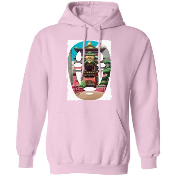 Spirited Away Movie Poster - Spirited Away –  The Bathhouse Ft. No Face Hoodie-Apparel, Hoodie, kaonashi, no face, Spirited Away, Spirited Away Movie Poster