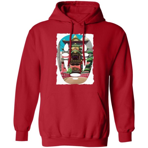 Spirited Away Movie Poster - Spirited Away –  The Bathhouse Ft. No Face Hoodie-Apparel, Hoodie, kaonashi, no face, Spirited Away, Spirited Away Movie Poster