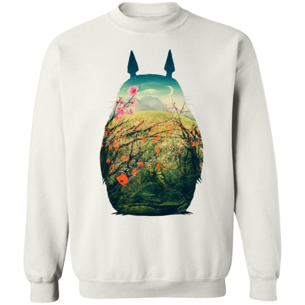 Totoro Soot Sprites - My Neighbor Totoro Colorful Cutout Sweatshirt-Apparel, My Neighbor Totoro, Sweatshirt, Totoro Soot Sprites