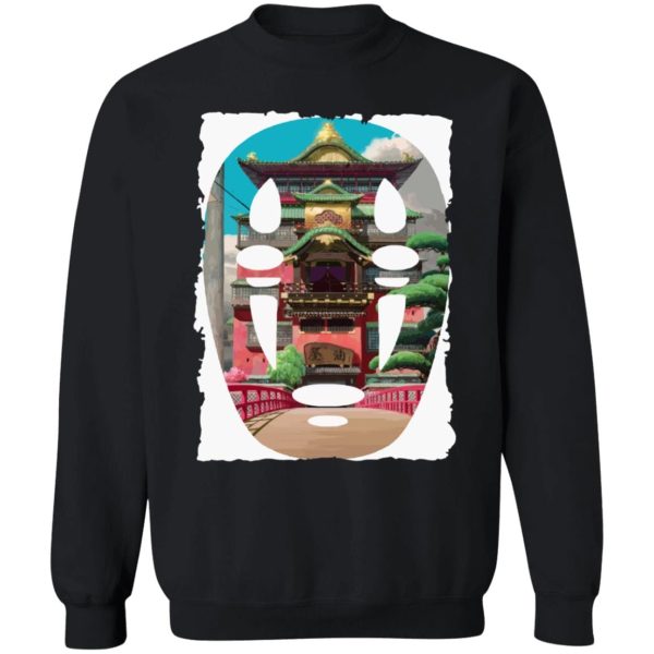 Spirited Away: Live On Stage - Spirited Away: Live On Stage - Spirited Away –  The Bathhouse Ft. No Face Sweatshirt-Apparel, kaonashi, no face, Spirited Away, Spirited Away: Live On Stage, Sweatshirt