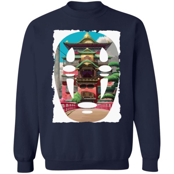 Spirited Away: Live On Stage - Spirited Away: Live On Stage - Spirited Away –  The Bathhouse Ft. No Face Sweatshirt-Apparel, kaonashi, no face, Spirited Away, Spirited Away: Live On Stage, Sweatshirt