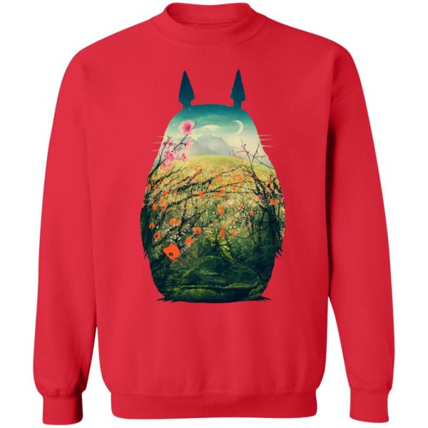 Totoro Soot Sprites - My Neighbor Totoro Colorful Cutout Sweatshirt-Apparel, My Neighbor Totoro, Sweatshirt, Totoro Soot Sprites