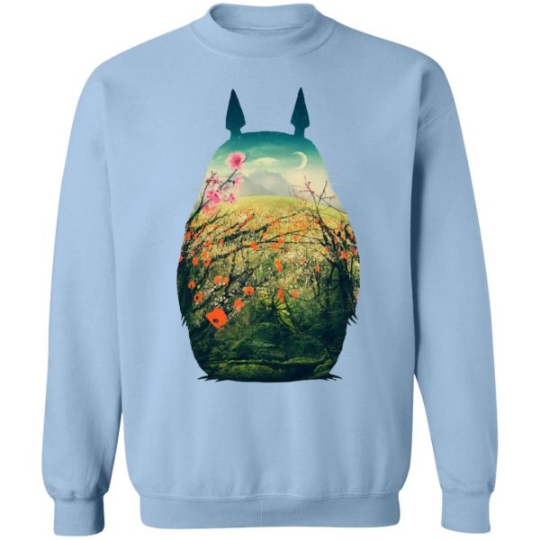 Totoro Soot Sprites - My Neighbor Totoro Colorful Cutout Sweatshirt-Apparel, My Neighbor Totoro, Sweatshirt, Totoro Soot Sprites