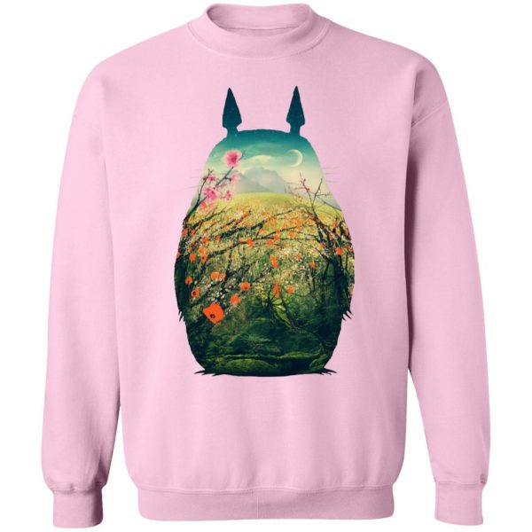 Totoro Soot Sprites - My Neighbor Totoro Colorful Cutout Sweatshirt-Apparel, My Neighbor Totoro, Sweatshirt, Totoro Soot Sprites