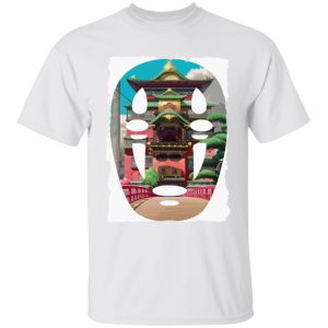 Yubaba Spirited Away - Spirited Away –  The Bathhouse Ft. No Face T Shirt-Apparel, kaonashi, no face, Spirited Away, Tshirt, Yubaba Spirited Away