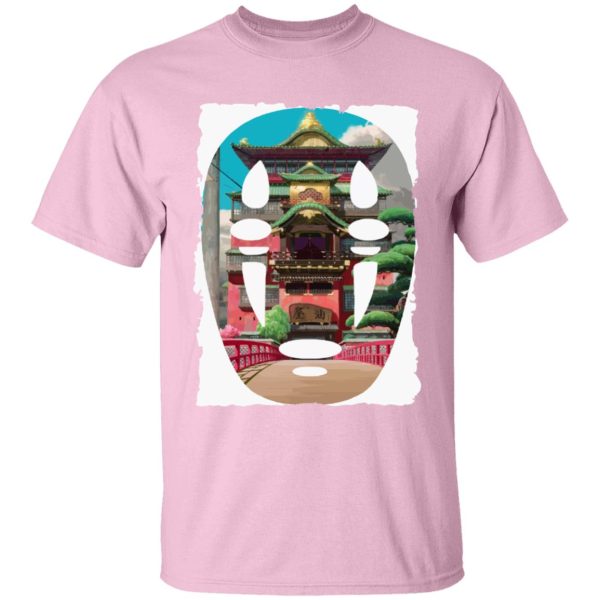 Yubaba Spirited Away - Spirited Away –  The Bathhouse Ft. No Face T Shirt-Apparel, kaonashi, no face, Spirited Away, Tshirt, Yubaba Spirited Away