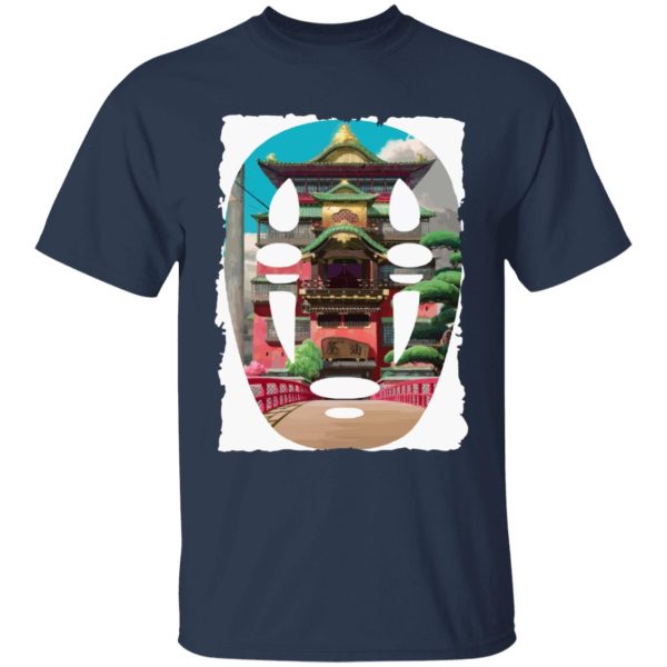 Yubaba Spirited Away - Spirited Away –  The Bathhouse Ft. No Face T Shirt-Apparel, kaonashi, no face, Spirited Away, Tshirt, Yubaba Spirited Away