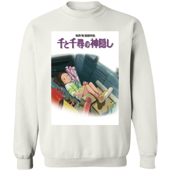 Spirited Away Food - Spirited Away – Chihiro on the Car Sweatshirt-Apparel, Spirited Away, Spirited Away Food, Sweatshirt