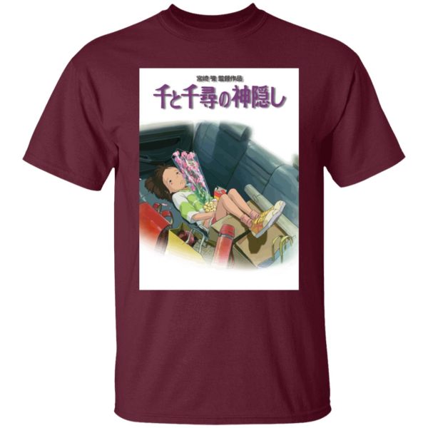 Spirited Away Free - Spirited Away – Chihiro on the Car T Shirt-Apparel, Spirited Away, Spirited Away Free, Tshirt