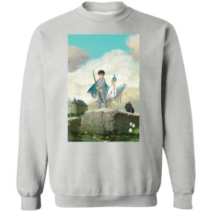 The Boy And The Heron Streaming Release Date - The Boy, The Heron and Grand Uncle Sweatshirt-The Boy And The Heron Streaming Release Date