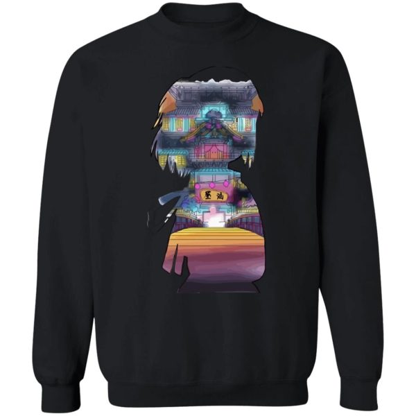 Spirited Away Arms Guy - Spirited Away – Sen and The Bathhouse Cutout Colorful Sweatshirt-Apparel, Spirited Away, Spirited Away Arms Guy, Sweatshirt