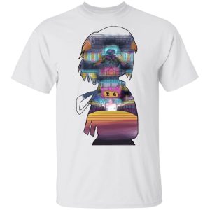 Spirited Away - Sen and The Bathhouse Cutout Colorful T Shirt-Apparel, Spirited Away, Tshirt