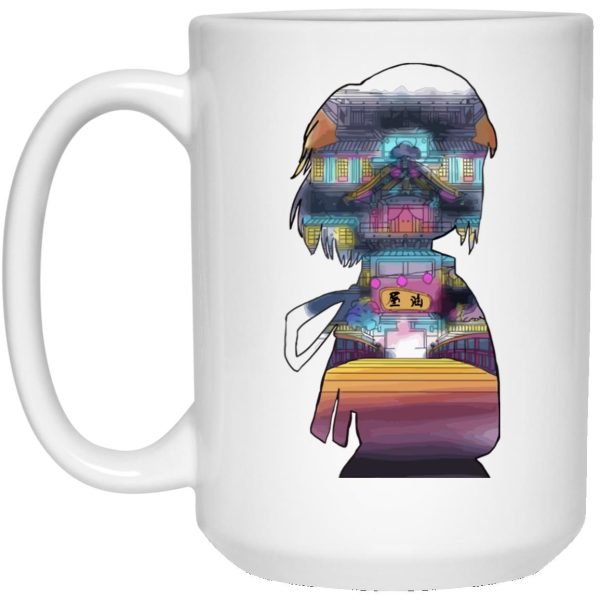 Miyazaki's Spirited Away - Spirited Away – Sen and The Bathhouse Cutout Colorful Mug-Accessories, House Decor, Miyazakis Spirited Away, Mug, Spirited Away