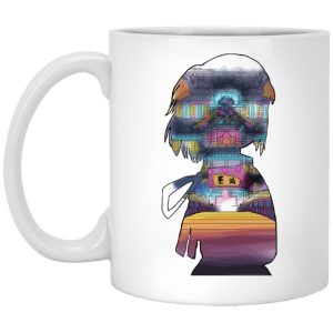 Miyazaki's Spirited Away - Spirited Away – Sen and The Bathhouse Cutout Colorful Mug-Accessories, House Decor, Miyazakis Spirited Away, Mug, Spirited Away