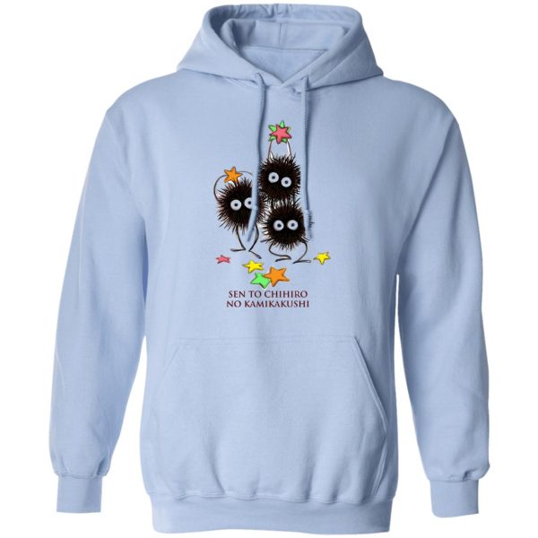 Spirited Away Movie Poster - Spirited Away Susuwatari Graphic Hoodie-Apparel, Hoodie, Spirited Away, Spirited Away Movie Poster