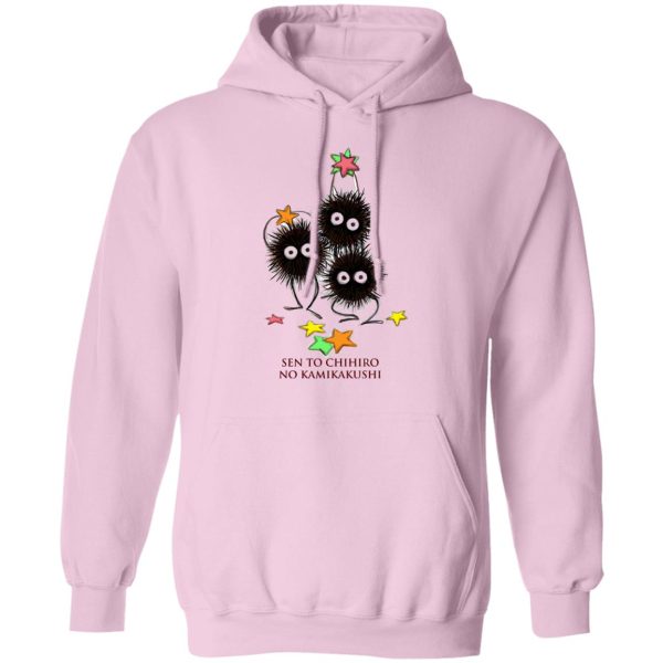 Spirited Away Movie Poster - Spirited Away Susuwatari Graphic Hoodie-Apparel, Hoodie, Spirited Away, Spirited Away Movie Poster