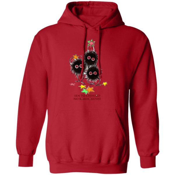 Spirited Away Movie Poster - Spirited Away Susuwatari Graphic Hoodie-Apparel, Hoodie, Spirited Away, Spirited Away Movie Poster