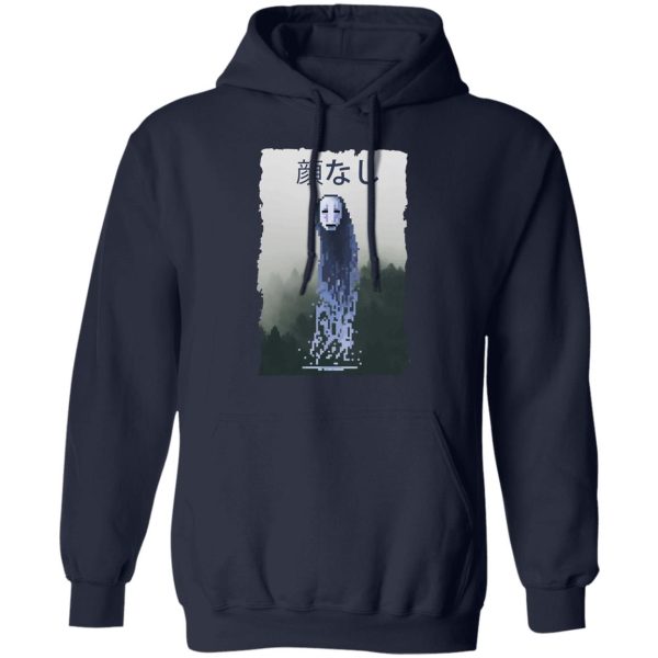 Spirited Away Arms Guy - Spirited Away No Face Kaonashi 8bit Hoodie-Apparel, Haku Spirited Away Dragon, Hoodie, kaonashi, no face, No Face From Spirited Away, Spirited Away, Spirited Away Arms Guy