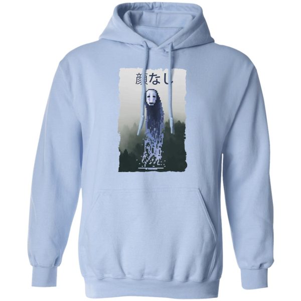 Spirited Away Arms Guy - Spirited Away No Face Kaonashi 8bit Hoodie-Apparel, Haku Spirited Away Dragon, Hoodie, kaonashi, no face, No Face From Spirited Away, Spirited Away, Spirited Away Arms Guy