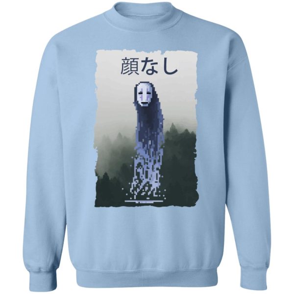 Spirited Away Director - Spirited Away No Face Kaonashi 8bit Sweatshirt-Apparel, kaonashi, no face, Spirited Away, Spirited Away Director, Sweatshirt