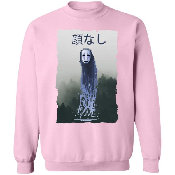 Spirited Away Director - Spirited Away No Face Kaonashi 8bit Sweatshirt-Apparel, kaonashi, no face, Spirited Away, Spirited Away Director, Sweatshirt
