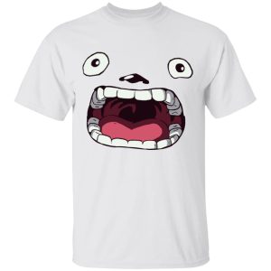 Totoro Plushie - My Neighbor Totoro – Big Mouth T Shirt-Apparel, My Neighbor Totoro, Totoro Plushie, Tshirt