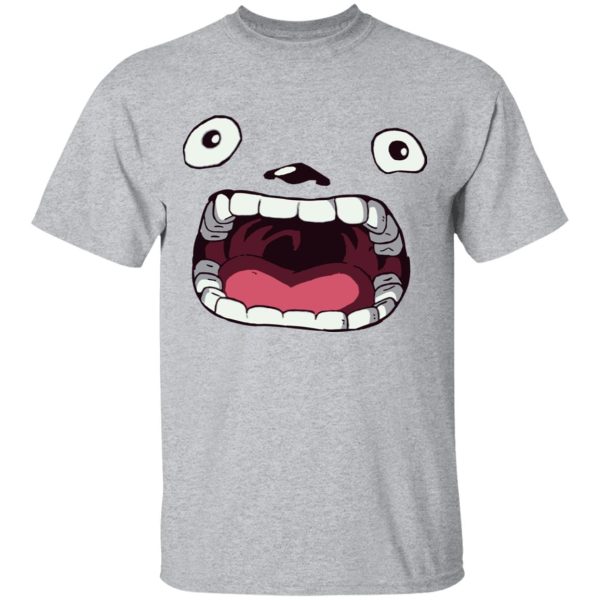 Totoro Plushie - My Neighbor Totoro – Big Mouth T Shirt-Apparel, My Neighbor Totoro, Totoro Plushie, Tshirt