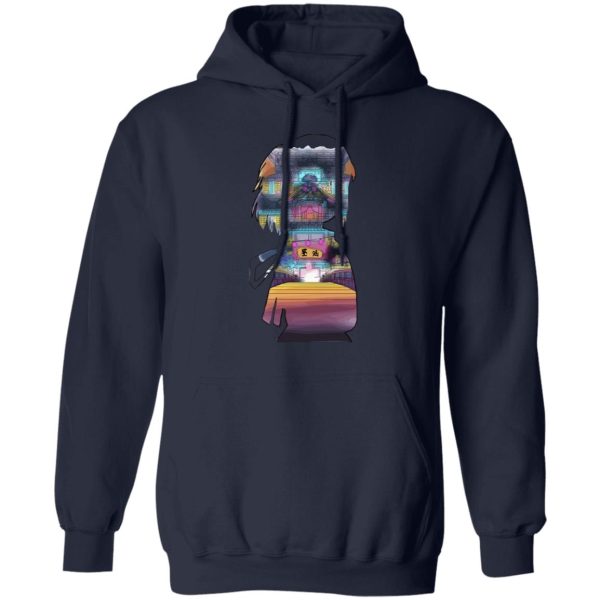 Chihiro From Spirited Away - Spirited Away – Sen and The Bathhouse Cutout Colorful Hoodie-Apparel, Chihiro From Spirited Away, Hoodie, Spirited Away